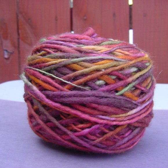 ONE SKEIN "COLORFUL" FINGERING WEIGHT YARN - Picture 1 of 4